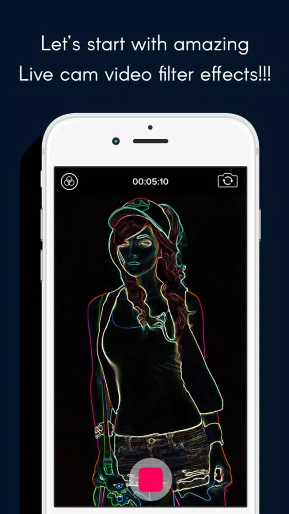 Live Cam video filter: Free video booth effects live on camera سکرین شاٹس