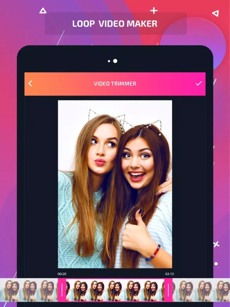 Ảnh chụp màn hình của Loop vid-loop video&video GIF iPad 