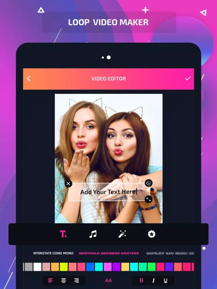 Ảnh chụp màn hình của Loop vid-loop video&video GIF iPad 