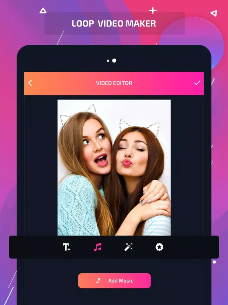 Ảnh chụp màn hình của Loop vid-loop video&video GIF iPad 