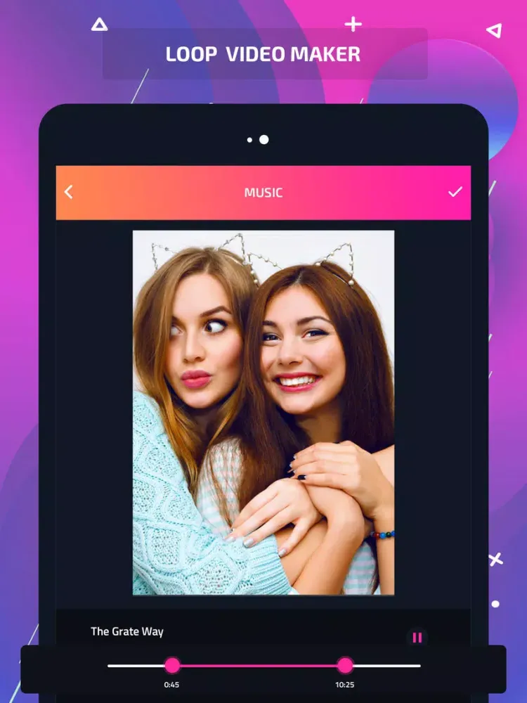 Ảnh chụp màn hình của Loop vid-loop video&video GIF iPad 