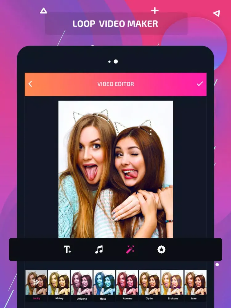 Ảnh chụp màn hình của Loop vid-loop video&video GIF iPad 