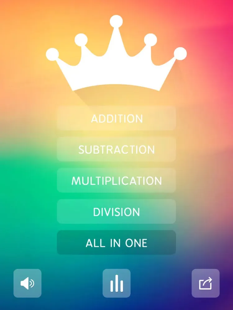 Math's King iPad  Screenshots