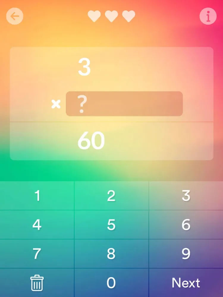 Math's King iPad  Screenshots