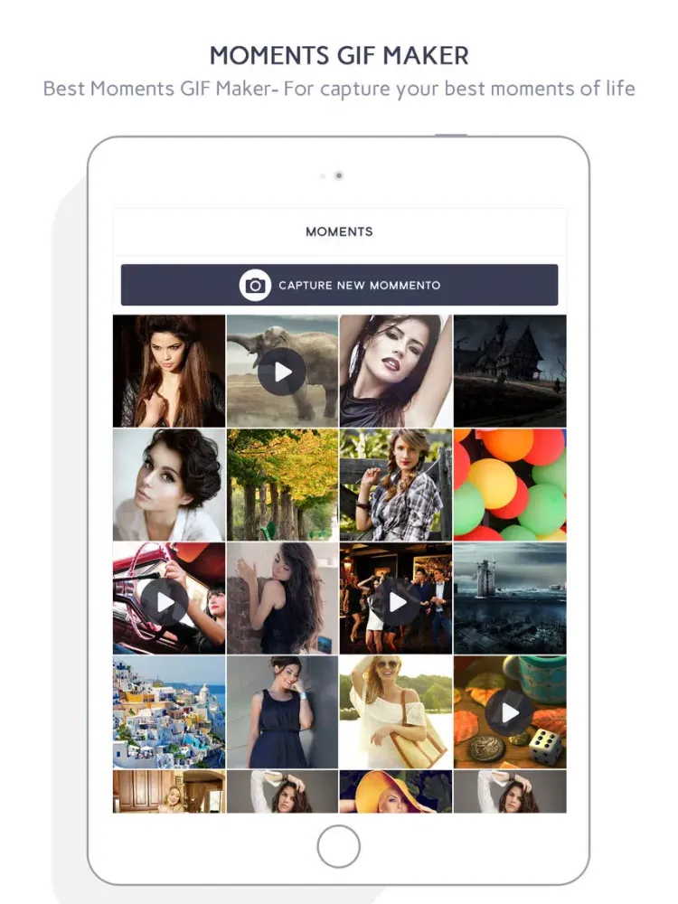 Moments GIFs:- Turn your Live Moments to GIFs iPad  Ekran Görüntüleri