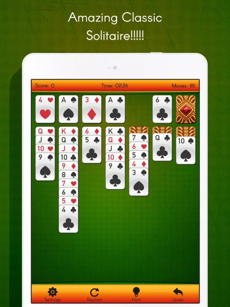 Solitaire Free:Spider Classic solitaire Solitaire iPad  स्क्रीनशॉट