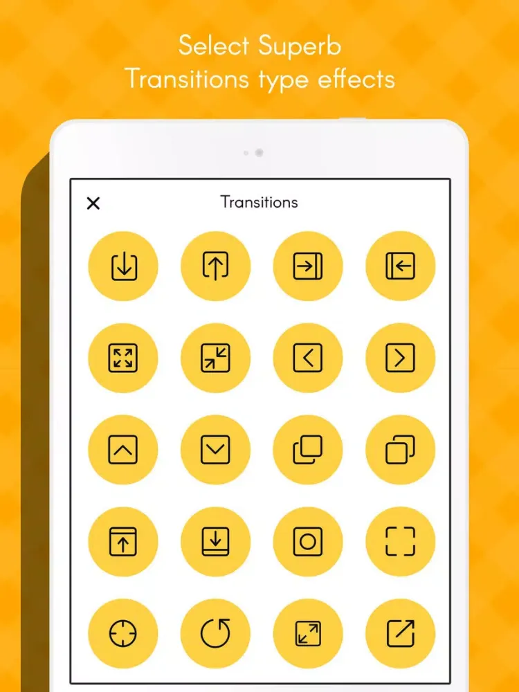 Slide maker : photo to video maker and slide show iPad  Screenshots