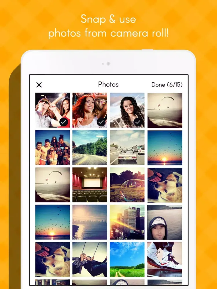 Slide maker : photo to video maker and slide show iPad  Screenshots