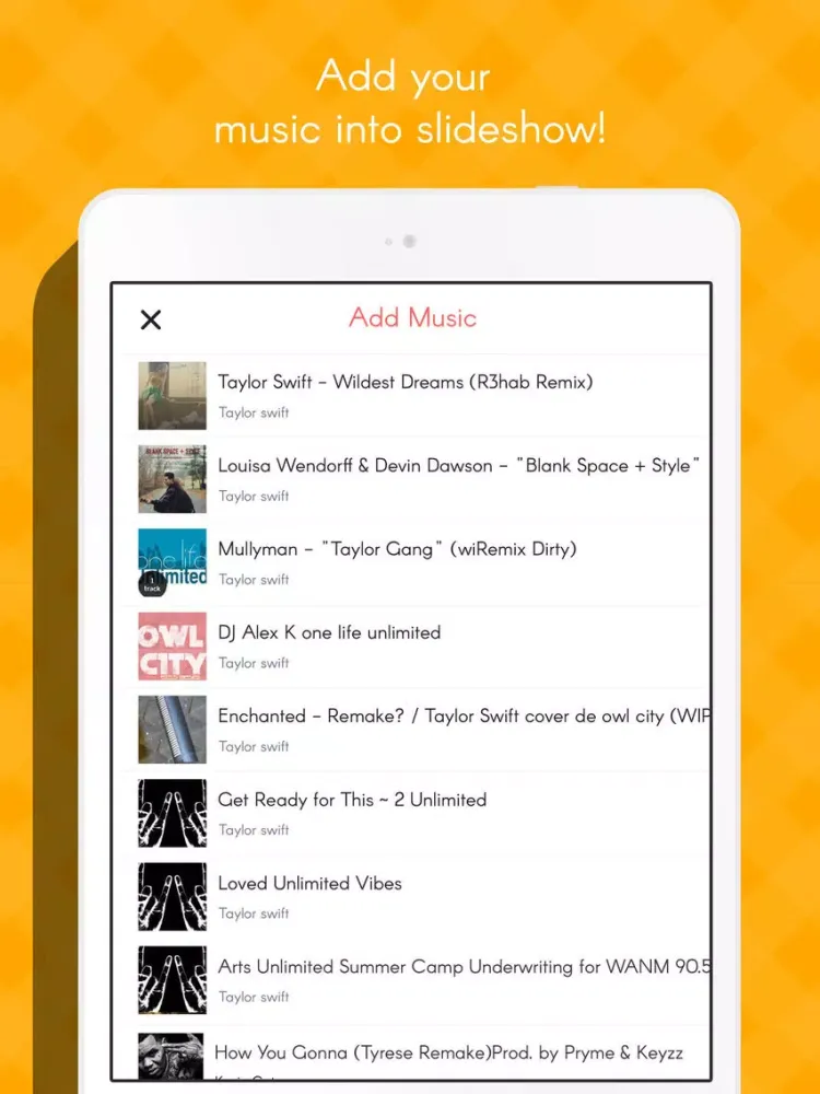 Slide maker : photo to video maker and slide show iPad  Screenshots