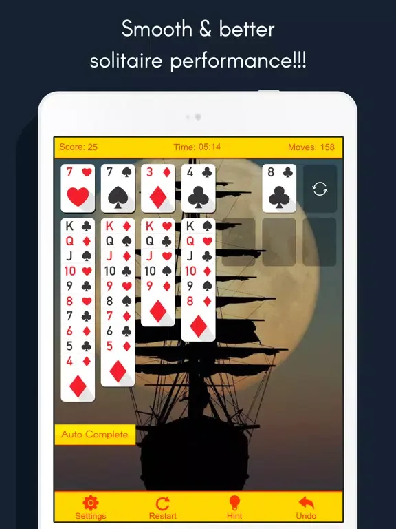 Solitaire-Spider Ace Pyramid amazing solitaire iPad  Screenshots