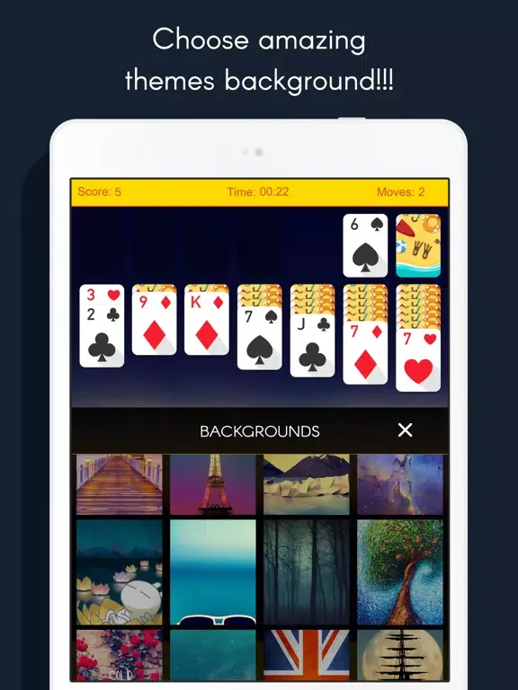 Solitaire-Spider Ace Pyramid amazing solitaire iPad  Screenshots