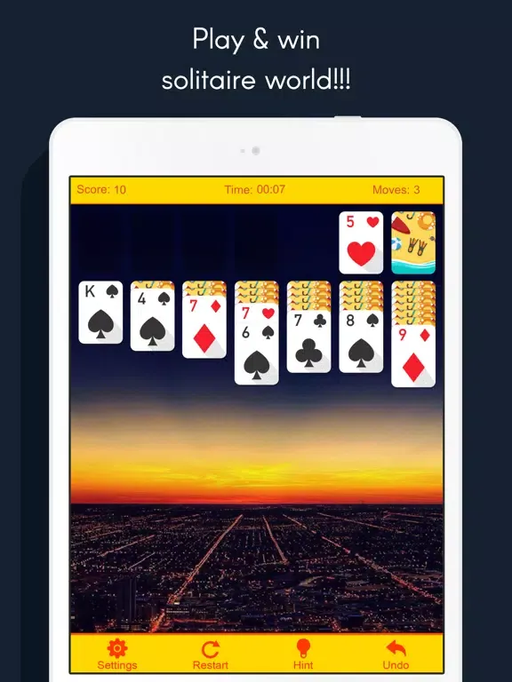 Solitaire-Spider Ace Pyramid amazing solitaire iPad  Screenshots