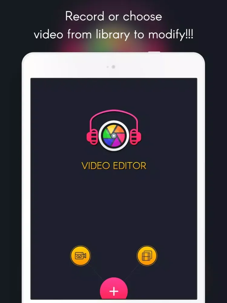 Tangkapan layar Video Editor : movie maker, photo to video maker, Trim Video, Add videos to music & Video filter for Social iPad 