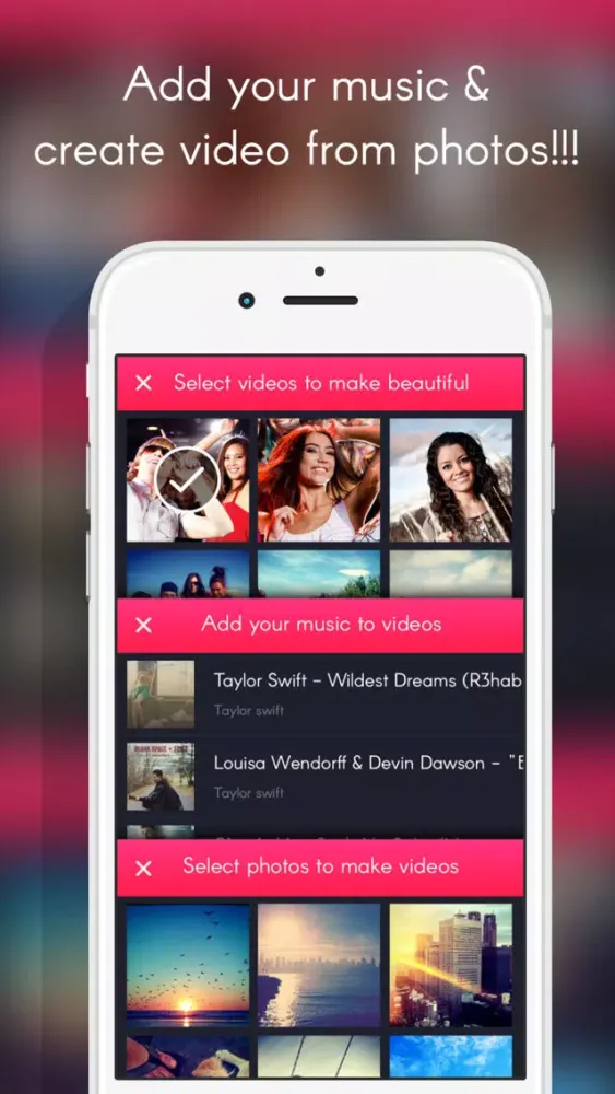 Tangkapan layar Video Editor : movie maker, photo to video maker, Trim Video, Add videos to music & Video filter for Social