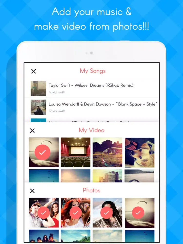Video editor - for Motion editor & Video filter iPad 应用截图