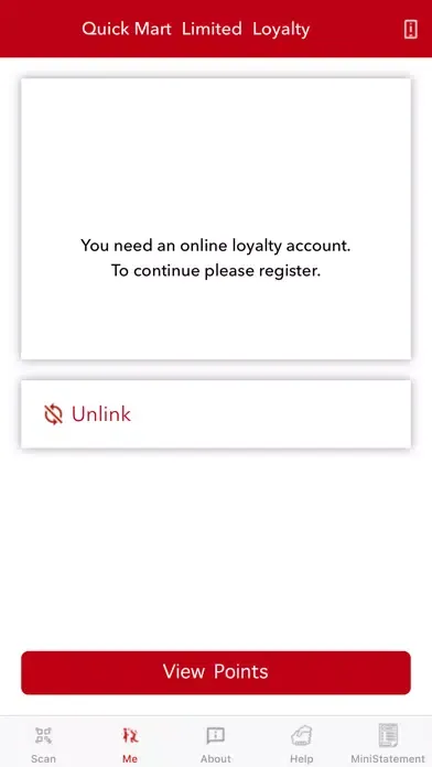 Ảnh chụp màn hình của Quick Mart Limited Loyalty