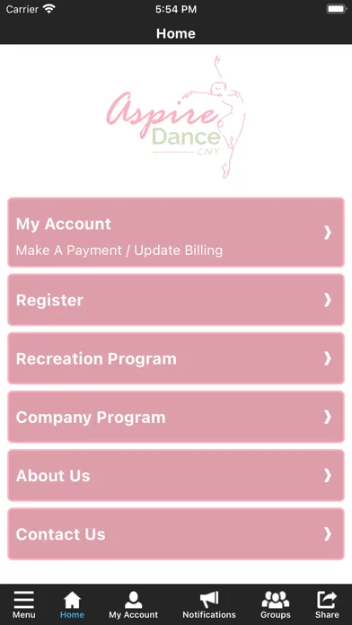Zrzuty ekranu Aspire Dance CNY
