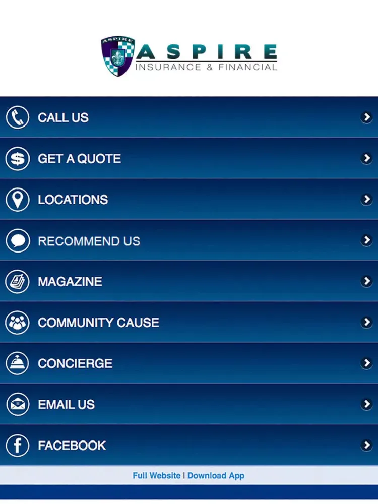 Captures d'écran de Aspire Insurance & Financial iPad 
