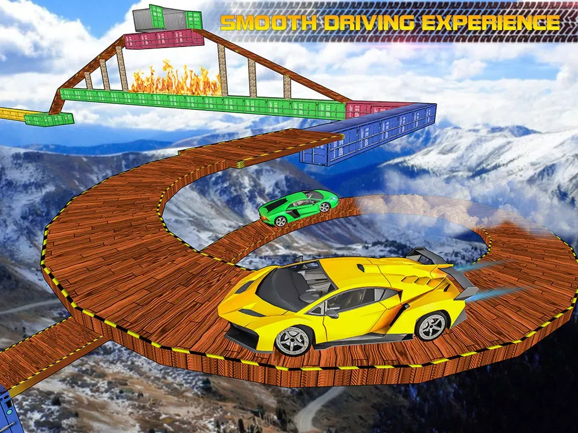 Captures d'écran de Impossible Tracks Car Drive iPad 