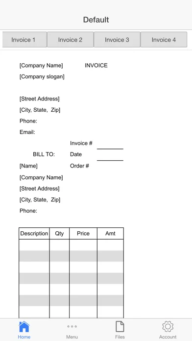 Ảnh chụp màn hình của Billing Statement