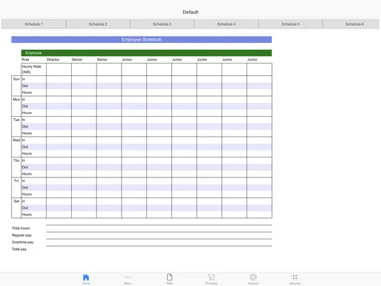 صور Employee Schedule Pro iPad 