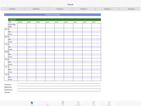 صور Employee Schedule Pro iPad 