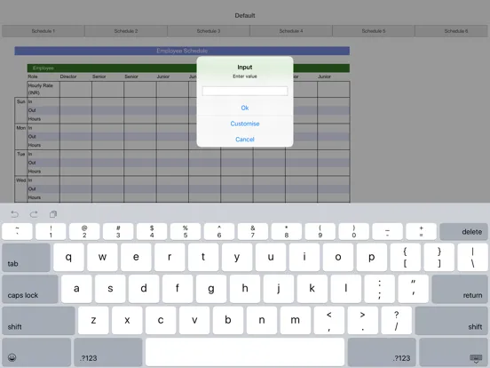 صور Employee Schedule Pro iPad 