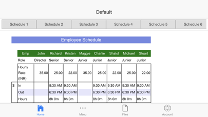 Employee Schedule Pro应用截图