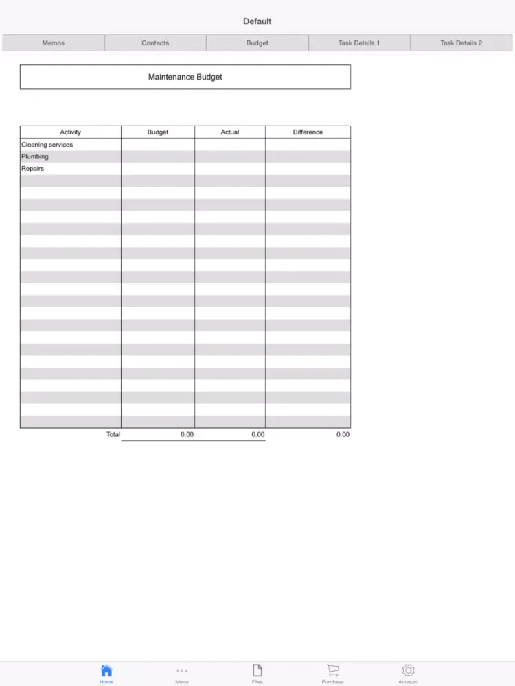 تصاویر Building Maintenance Planner iPad 