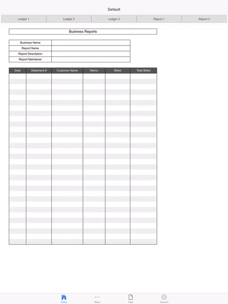 Ảnh chụp màn hình của Ledger Pro iPad 
