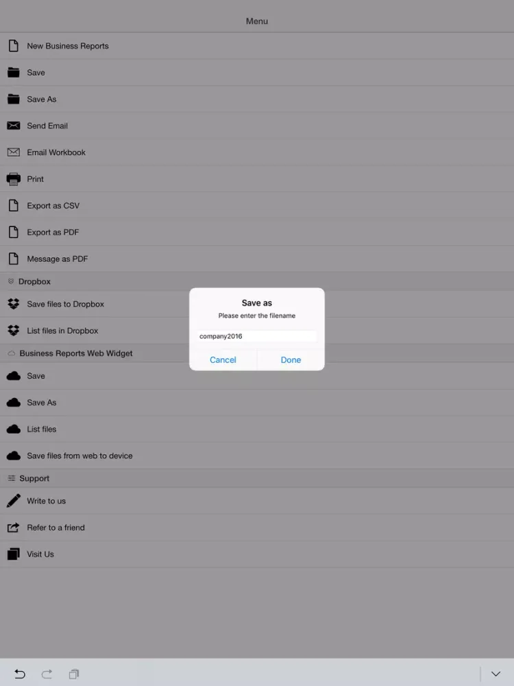 Ảnh chụp màn hình của Ledger Pro iPad 