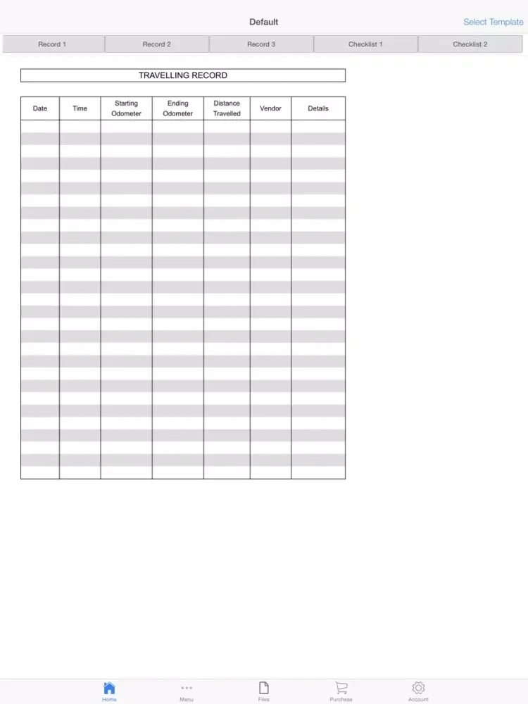 Car Maintenance Planner iPad 应用截图