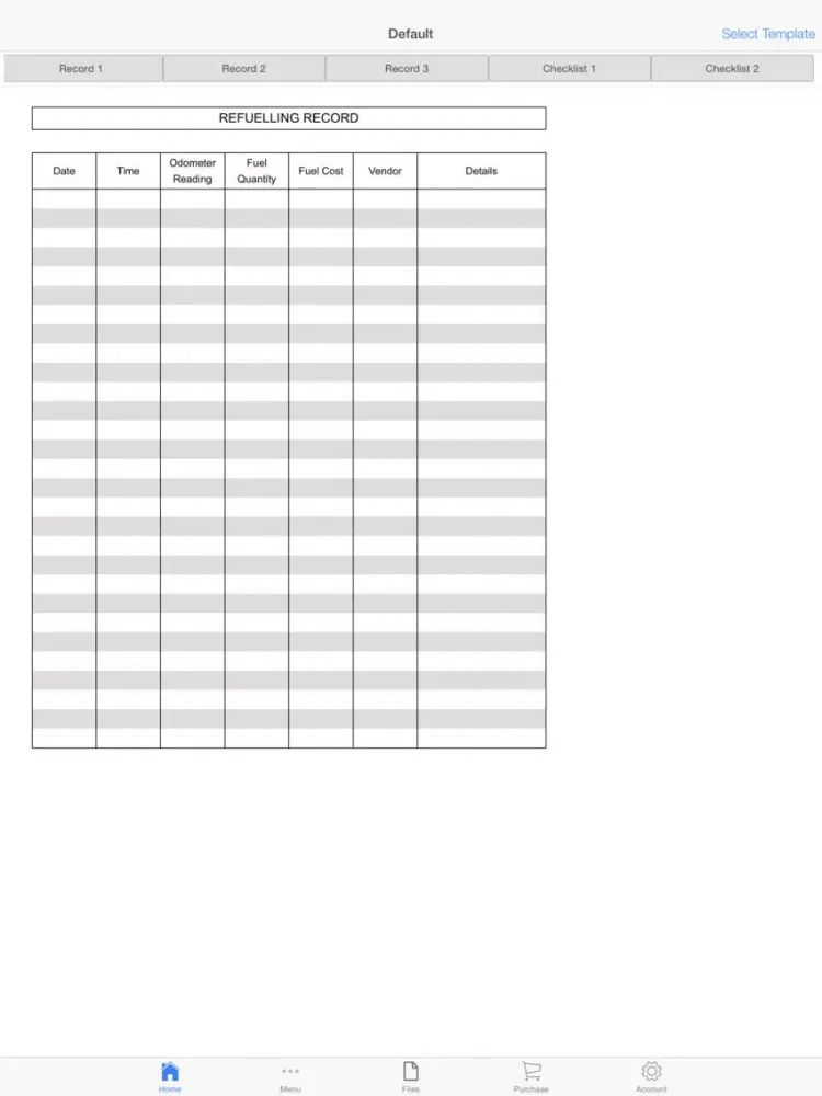 Car Maintenance Planner iPad 应用截图