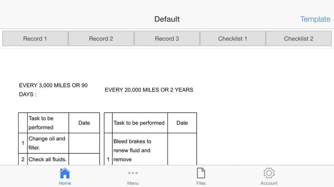 Car Maintenance Planner应用截图