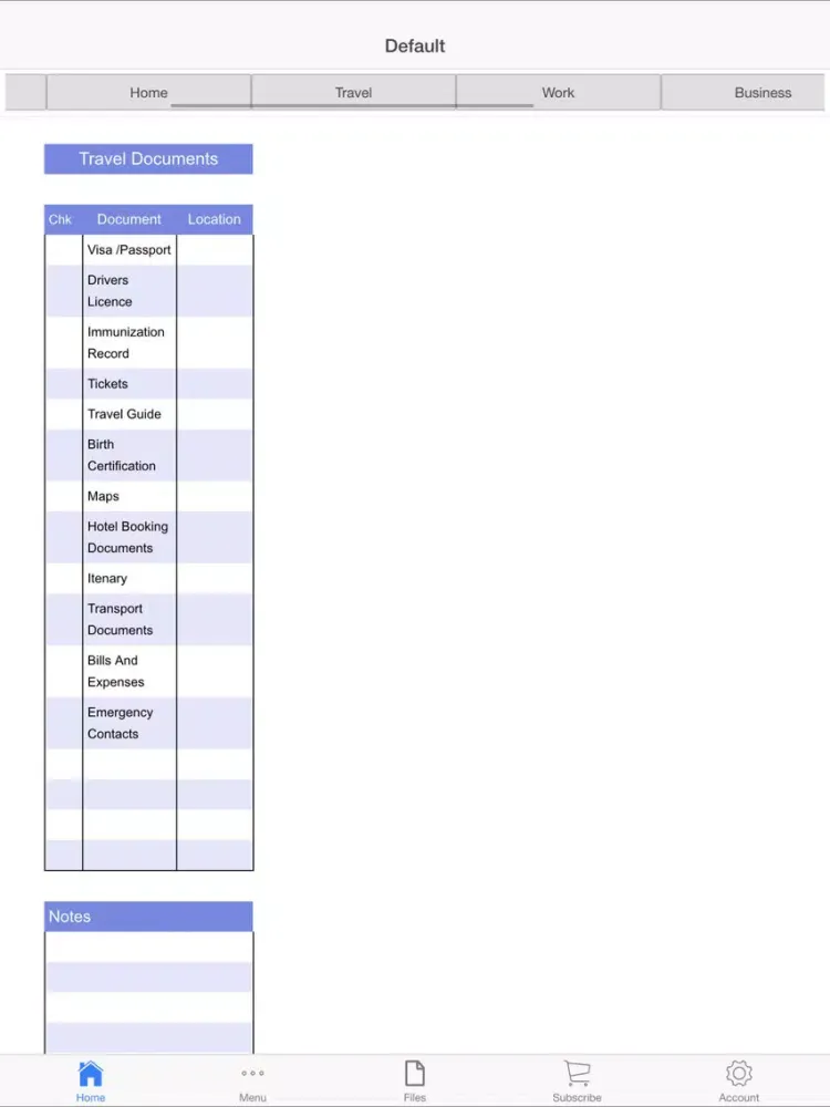 Document Library iPad  Screenshots