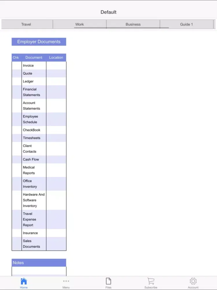 Document Library iPad  Screenshots