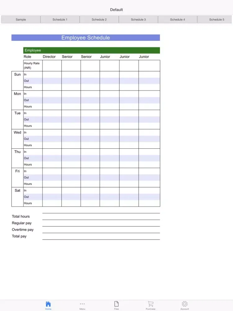 Скриншоты Employee Schedule iPad 