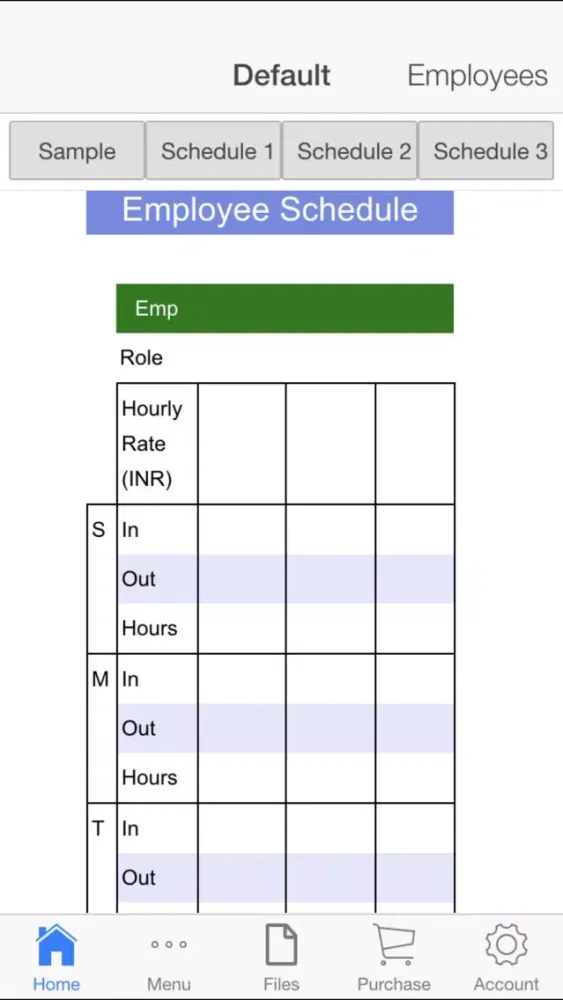Скриншоты Employee Schedule