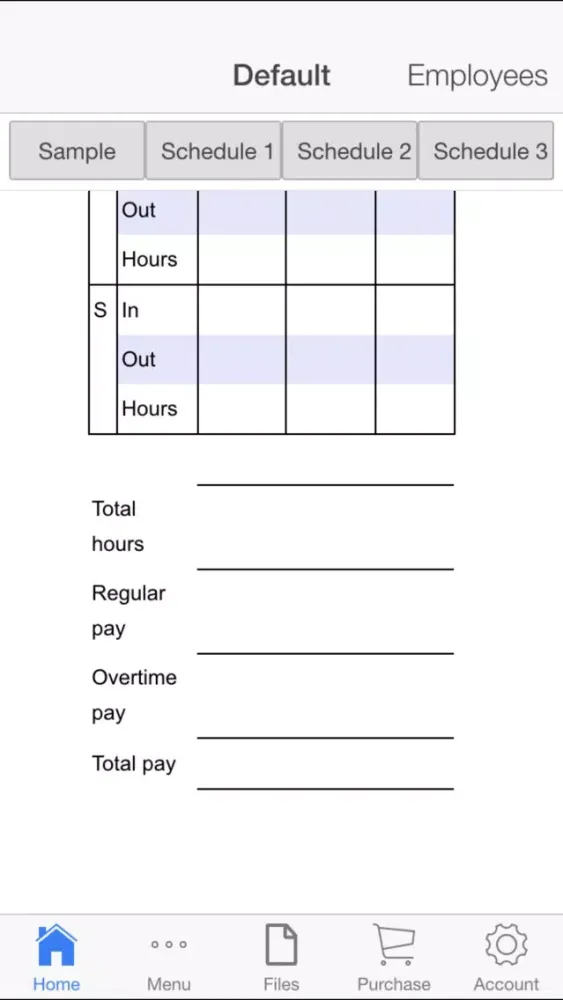 Скриншоты Employee Schedule