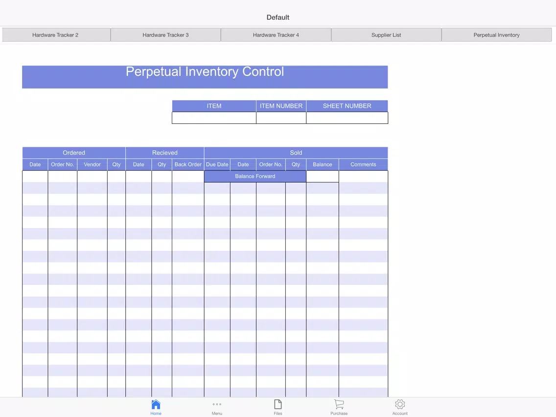 Hardware Tracker iPad  سکرین شاٹس