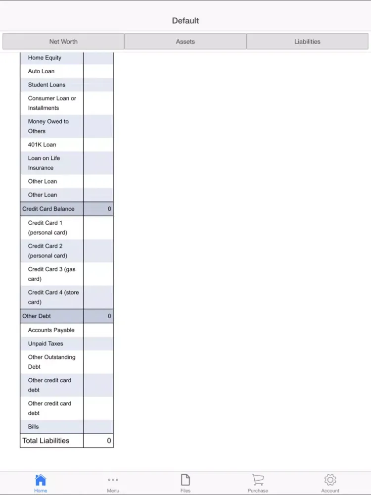 NetWorth Suite iPad  স্ক্রিনশট