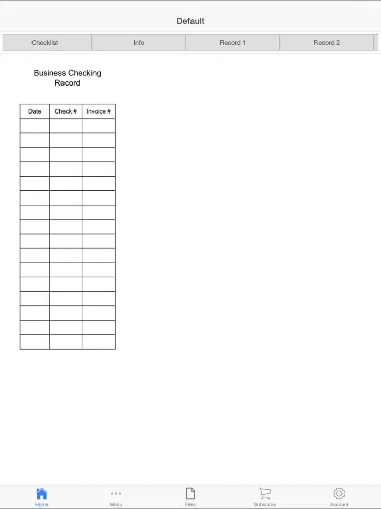 Capturas de tela do Business Report Pro iPad 
