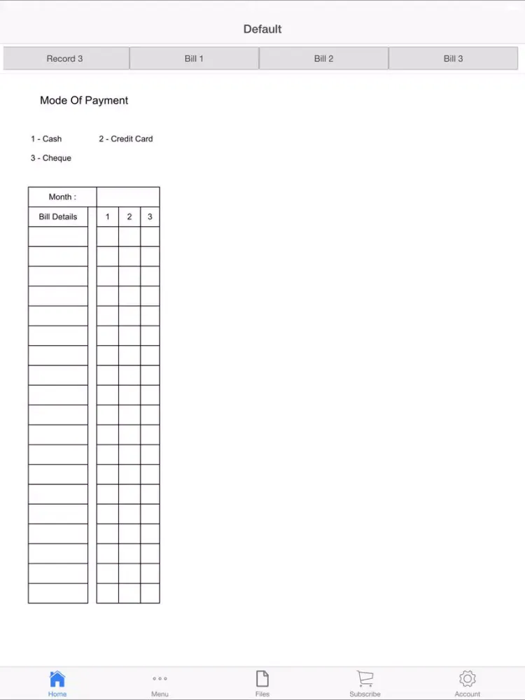 Capturas de tela do Business Report Pro iPad 