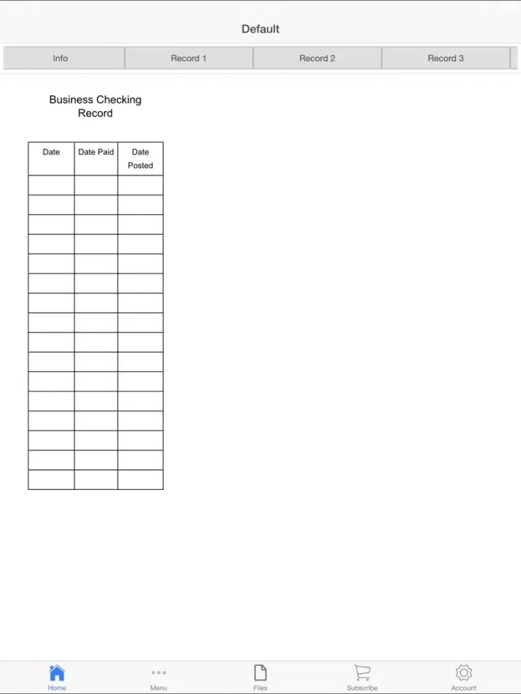 Capturas de tela do Business Report Pro iPad 