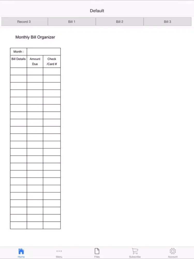 Capturas de tela do Business Report Pro iPad 