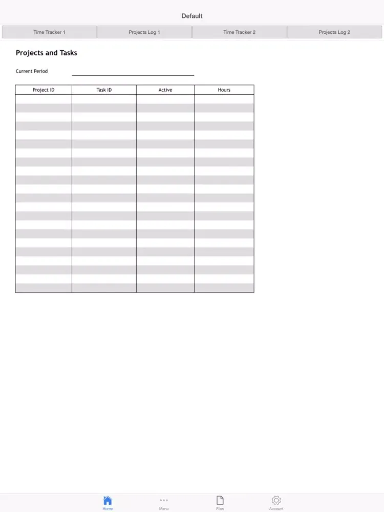 Personal Time Assistant iPad  স্ক্রিনশট