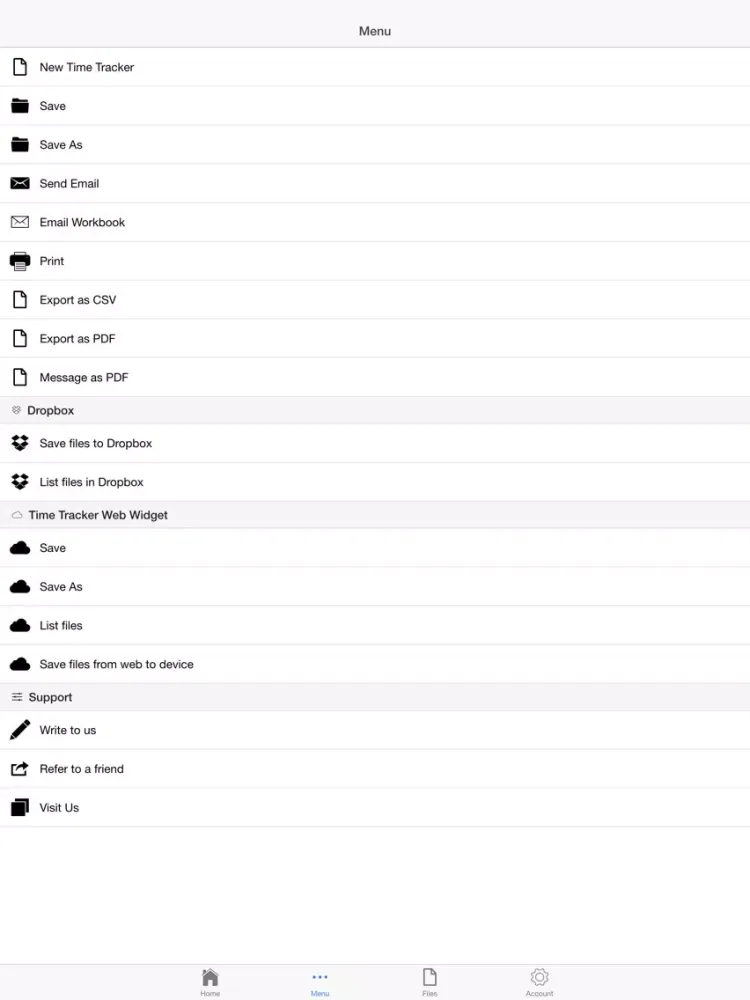 Personal Time Assistant iPad  স্ক্রিনশট