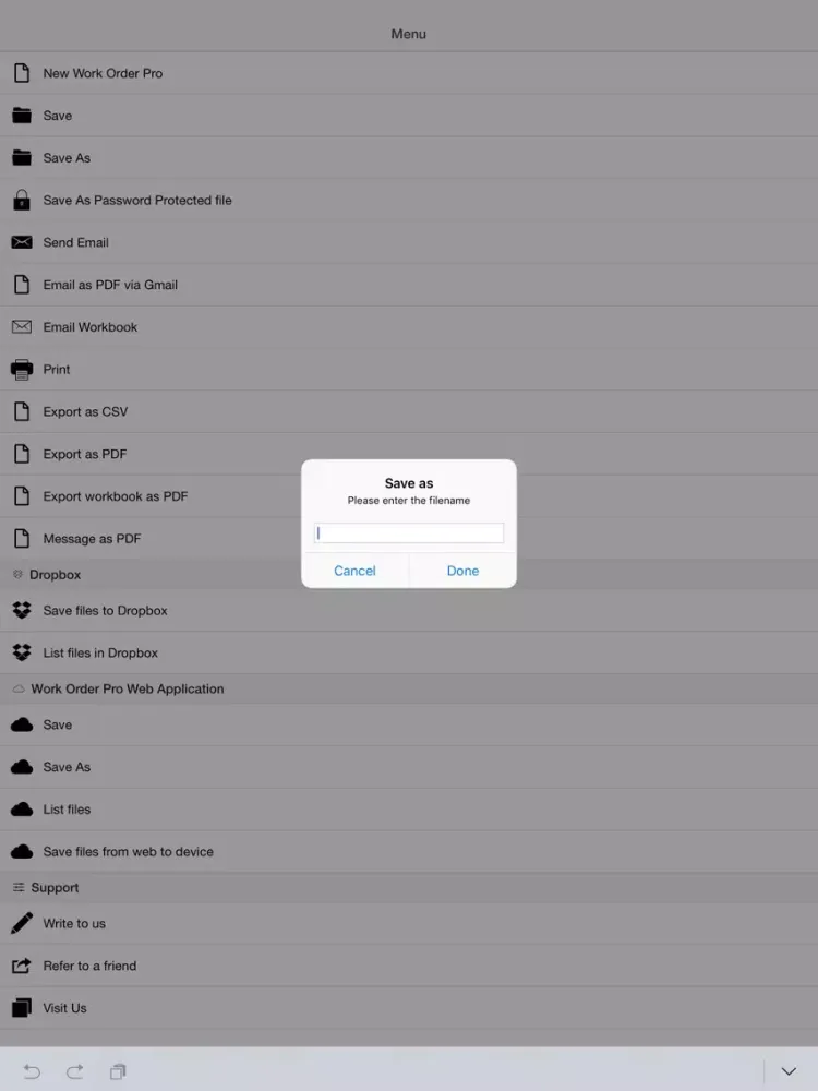 Work Order Pro iPad 应用截图