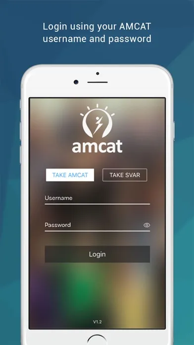 Ảnh chụp màn hình của AMCAT Test