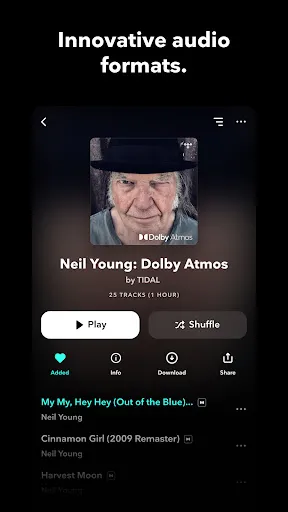 Ảnh chụp màn hình của TIDAL Music: HiFi, Playlists